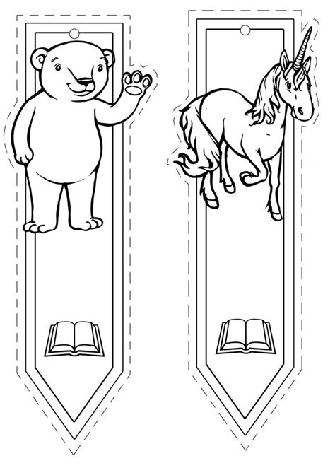 bookmarks coloring bookmarks  bookmarks kids coloring bookmarks