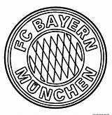 Bayern Logo Munich Coloring Pages Soccer sketch template