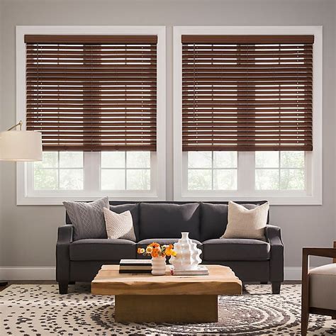 premier faux wood blinds    high quality synthetic materials