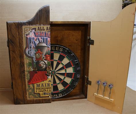 dart board case  custom dartboard mancave anyimage sports room dart board