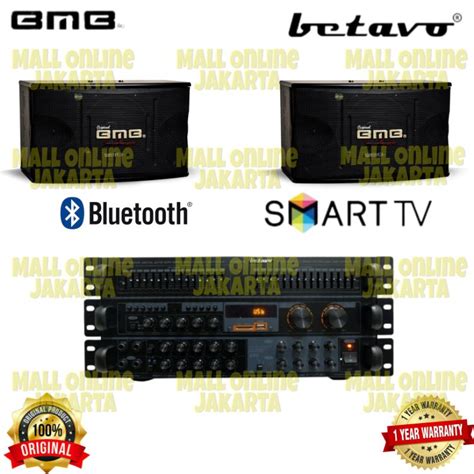 Jual Paket Karaoke Bmb 10 Inch Power Ampli Brtavo Zx8800b Original