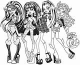 Coloring Monster High Pages Pets Getcolorings Halloween sketch template