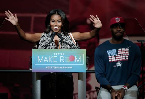 michelle obama lebron james team to help boost early voting team