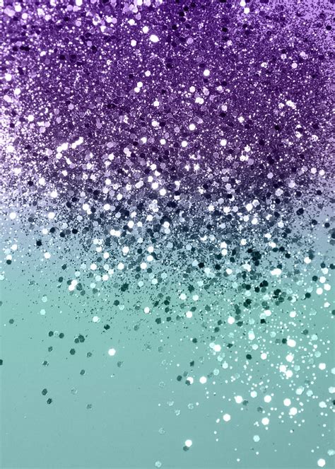 purple teal glitter  poster  anitas bellas art displate teal sparkle glitter wall