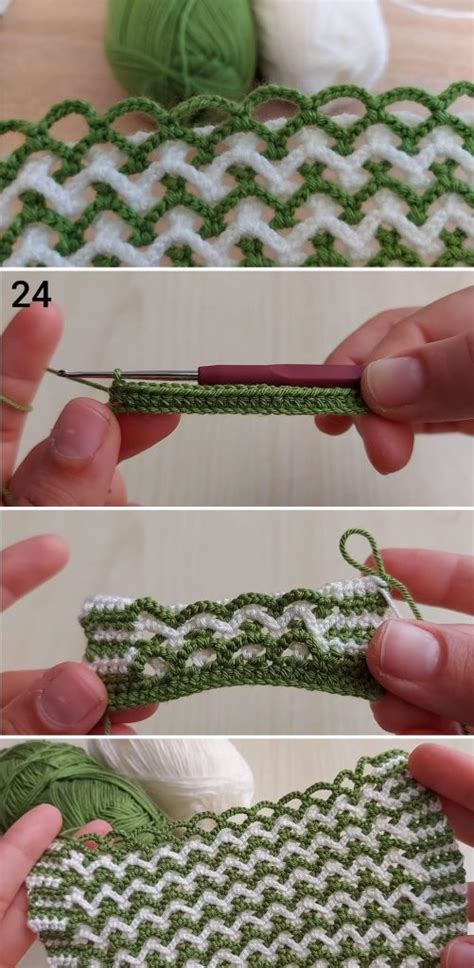 Crochet Beautiful Zigzag Stitch Tutorials And More