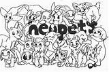 Neopets Coloring Pages Books Popular Printable Library Coloringhome sketch template