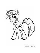 Mylittlepony Pages Coloring sketch template