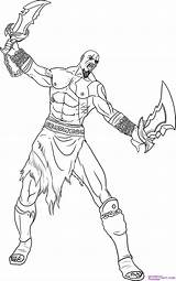 Kratos Incrivel Mortal Kombat Halo Zeus Garra Ausmalen Sponsored sketch template
