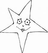 Stern Sterren Kleurplaten Sterne Mewarnai Bintang Ausmalbild Animasi Etoiles Malvorlage Bergerak Mond Sonne Ster Grossen Lippen Bewegende Animierte Animaties Gify sketch template