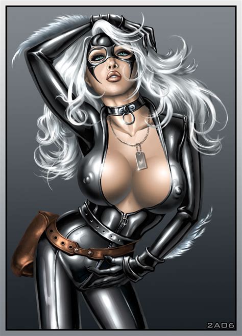 Erotic Marvel Pose Black Cat Nude Pussy Pics