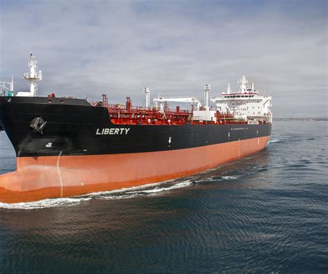 tanker liberty sails  sea trials
