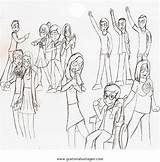Glee Trickfilmfiguren Malvorlage Cartoni sketch template