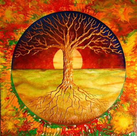 tree  life baum leben baum des lebens spirituell von hardy wagner