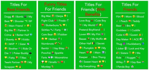 titles for friends fun and cute nicknames how to apps