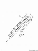 Bassoon Drawing Getdrawings sketch template