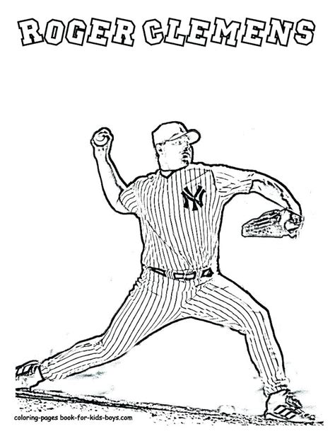 coloring pages mlb  getdrawings