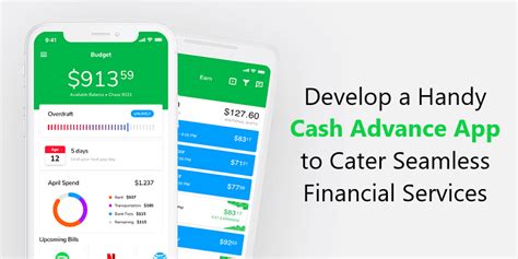 develop  handy cash advance app  cater seamless financial services