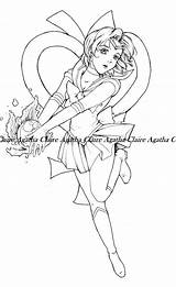 Coloring Pages Strife Cloud Getcolorings Sailor Mercury sketch template