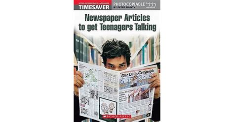 newspaper articles   teenagers talking  peter dainty