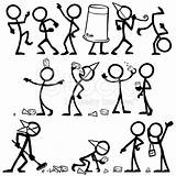 Stick Figure Figures Drawing Drunk Family People Party Drawings Illustration Stock Clip Vector Partying Set Pages Coloring Cartoon Man Clipart sketch template