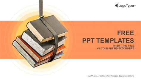 stack  books powerpoint templates