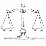 Justice Scales Drawing Scale Balance Weighing Sketch Coloring Getdrawings Printable Template sketch template