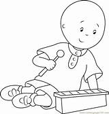 Caillou Coloringpages101 sketch template