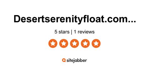 desert serenity reviews  review  desertserenityfloatcom sitejabber