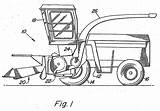Harvester Forage Patents Drawing sketch template
