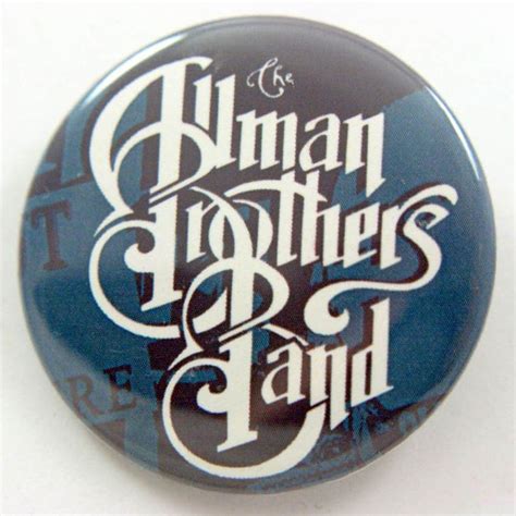 The Allman Brothers Band Logo Large Button Badge