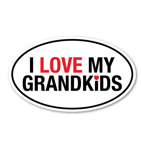 love  grandkids oval magnet magnet america