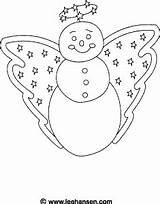 Snowman Angel Coloring Christmas Pages Snow Might Enjoy Also sketch template
