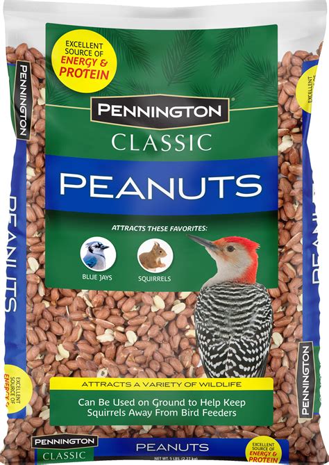pennington shelled peanuts wildlife  wild bird food  lb bag