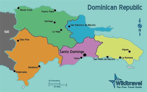 Kaart Van Dominicaanse Republiek Vogels