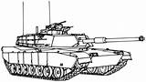 Abrams Army Coloriages Military Tanks Printablefreecoloring Pr Paisible Transporte Inetres sketch template