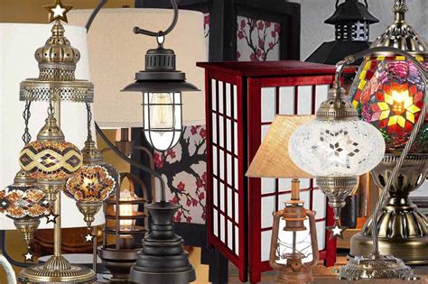 gorgeous lantern table lamps   light   room