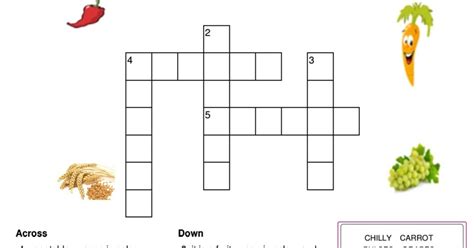 worksheets crossword