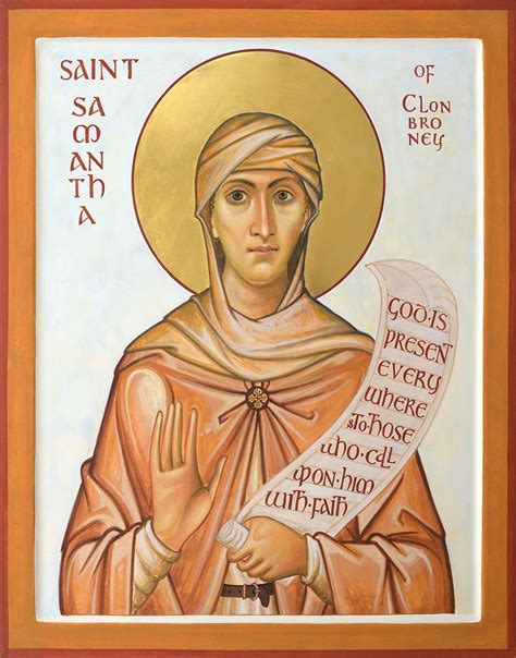St Samantha Of Clonbroney Aidan Hart Sacred Icons