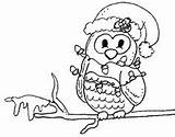 Coloring Pages Christmas Books Owl Owls Xmas Tole Colouring Stitch Handmade Cross Cards Painting sketch template