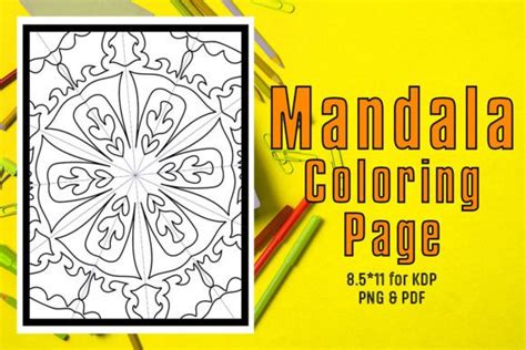 printable mandala colouring page  graphic  design bloom creative