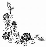 Drawing Rose Vine Vines Roses Tattoo Flower Tattoos Clipart Designs Flowers Vector Leaf Rosenranke Blumen Leaves Getdrawings Rosen Vorlagen Blumenranken sketch template