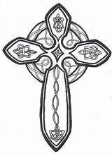 Cross Celtic Coloring Pages Printable Crosses Designs Color Catholic Patterns Adult Irish Print Colouring Getcolorings Dragon Knot Deviantart sketch template