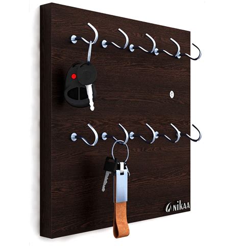 anikaa venue wall key hanger wooden key holder standwall hooks standplain key holder  home
