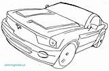 Mustang Coloring Ford Pages Gt Car Henry Clipart Getcolorings Drawings Cars Popular Library Color sketch template