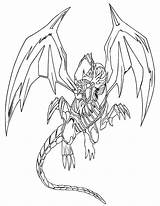 Dragon Coloring Ice Pages Oh Yu Gi Template sketch template