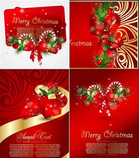 red christmas greeting cards vector vector graphics blog