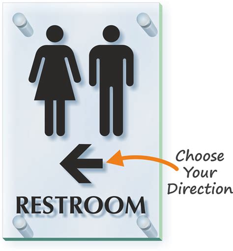 Unisex Restroom Signs Designer Unisex Bathroom Signs