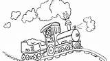 Coloring Pages Track Train Tracks Getcolorings Color sketch template