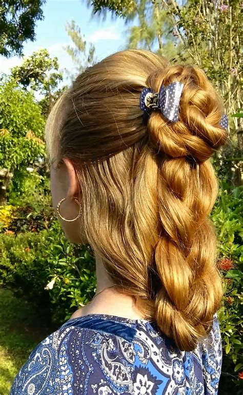 Braids And Hairstyles For Super Long Hair Half Updo For