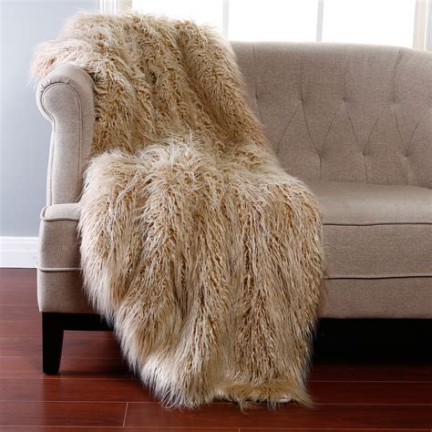 luxury faux fur blanket queen homesfeed